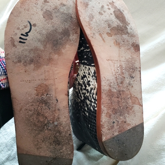 Loeffler Randall Pasha Snake Sandals - Picture 6 of 9